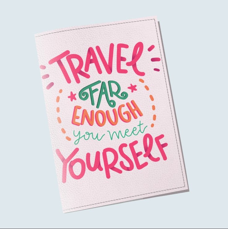 Обложка на паспорт The cover Travel 9,6x13,3 см (913046)