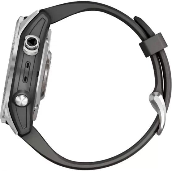 Смарт-часы Garmin Fenix 7S Silver with Graphite Band (010-02539-00/01) - фото 4