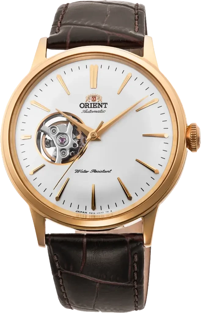 Наручные часы мужские Orient Bambino Open Heart RA-AG0003S10A со стальным корпусом WR 30 м Белый (3124584527) Наручные часы мужские Orient Bambino Open Heart RA-AG0003S10A со стальным корпусом WR 30 м Белый (3124584527)