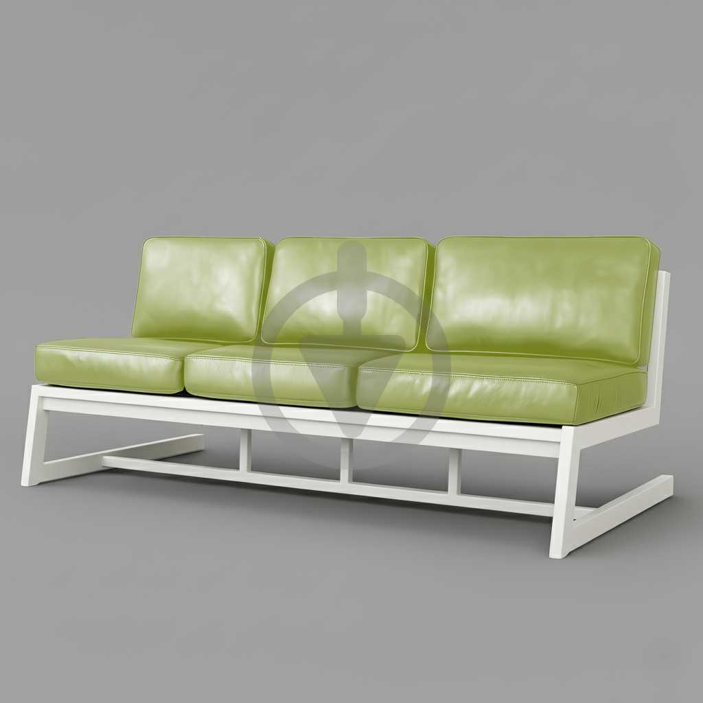 Диван металевий AVVS tech Атлас вуличний лофт екошкіра 246 см Салатовий/Білий (30222865) - фото 2 Диван металевий AVVS tech Атлас вуличний лофт екошкіра 246 см Салатовий/Білий (30222865) - фото 2