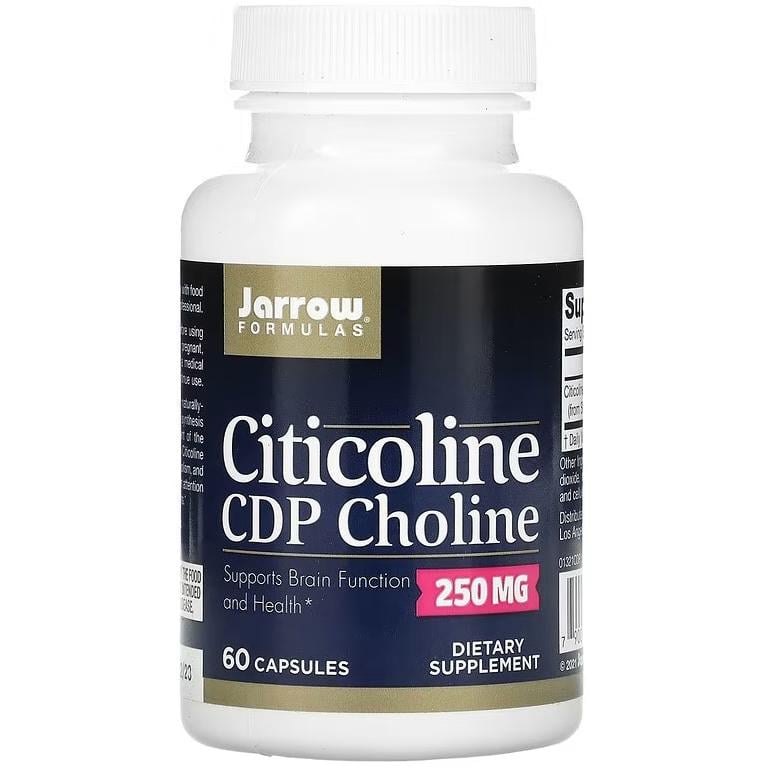 Цитиколін Jarrow Formulas Citicoline CDP Choline 250 мг 60 капсул (1076508167)