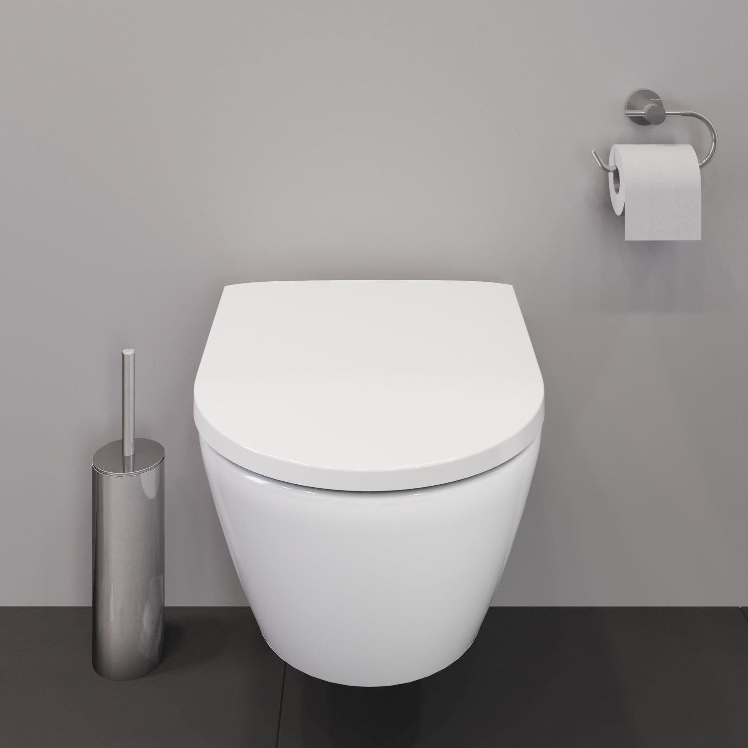 Унитаз подвесной DURAVIT D-Neo 45880900A1 безободковый с сиденьем с микролифтом (226679) - фото 3 Унитаз подвесной DURAVIT D-Neo 45880900A1 безободковый с сиденьем с микролифтом (226679) - фото 3