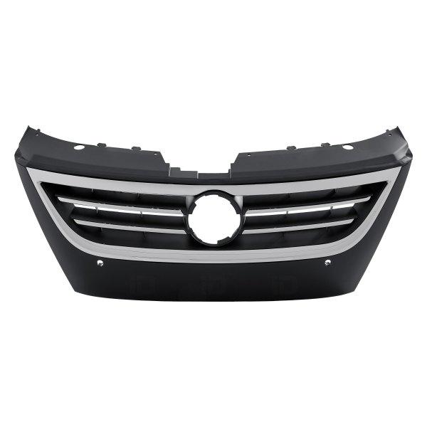Решетка радиатора AVTM Volkswagen Passat CC 2008-2012 без эмблемы Светло-серый (187420991)