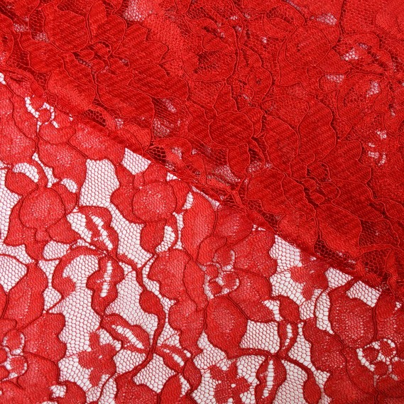 Ткань гипюр IDEIA Индонезия 1,45 м Темно-красный (2200004070940)
