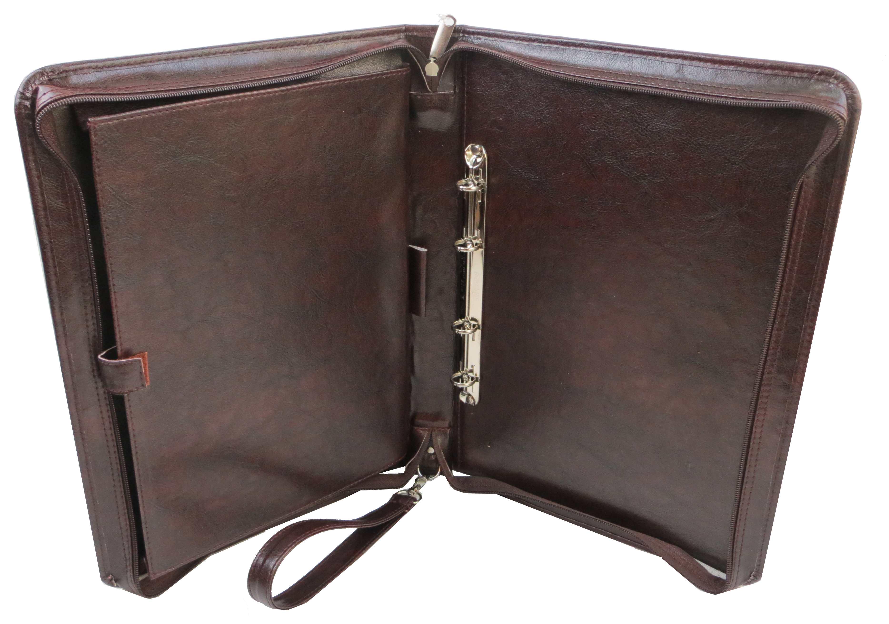 Папка деловая Exclusive для документов из экокожи Коричневый (710800-2 brown)