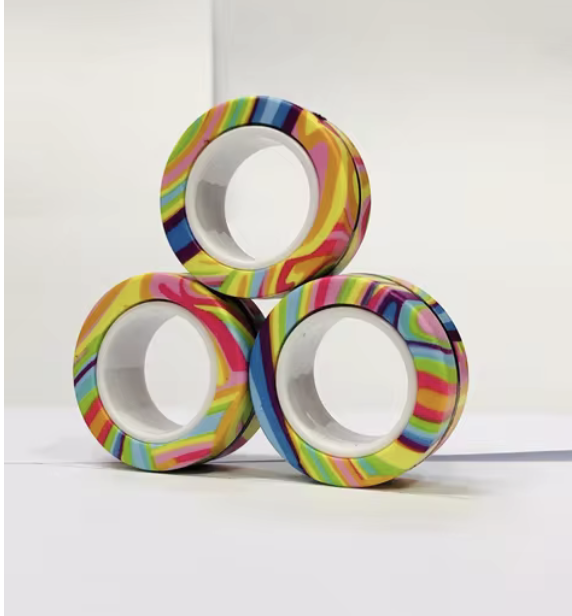 Набор антистрессов Кольца-спиннеры магнитные (22922062) - фото 2 Набор антистрессов Кольца-спиннеры магнитные (22922062) - фото 2