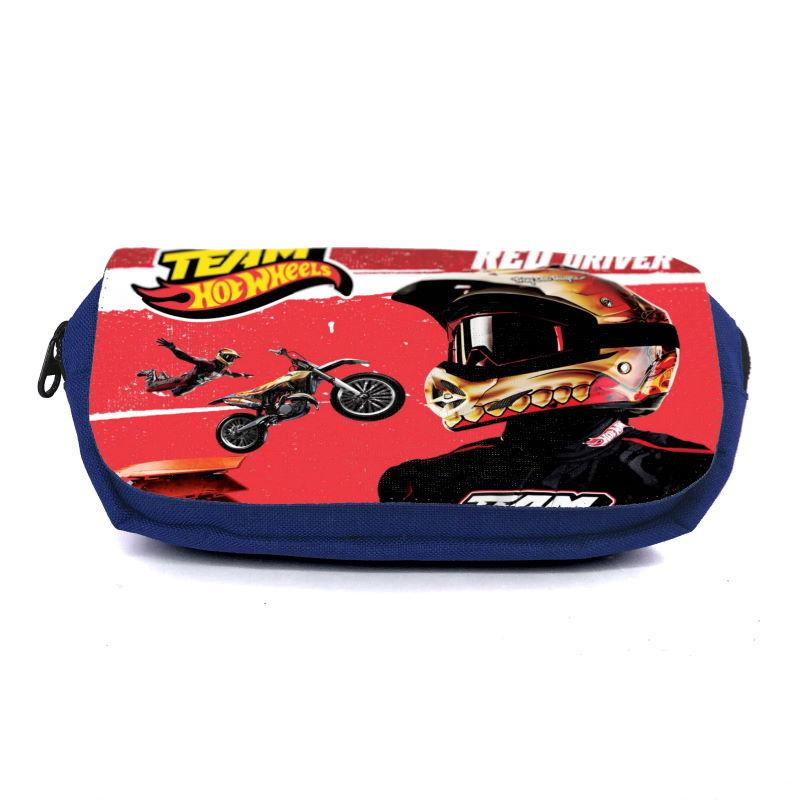 Пенал школьный Hot Wheels HW-003 Синий (1480995244)