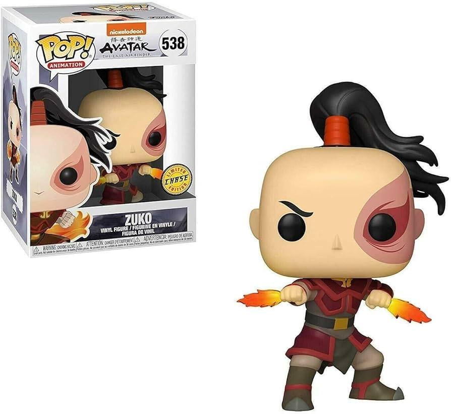 Дитяча ігрова фігурка Funko Pop Zuko 10 см (Cartoon LA Z 538 chase)