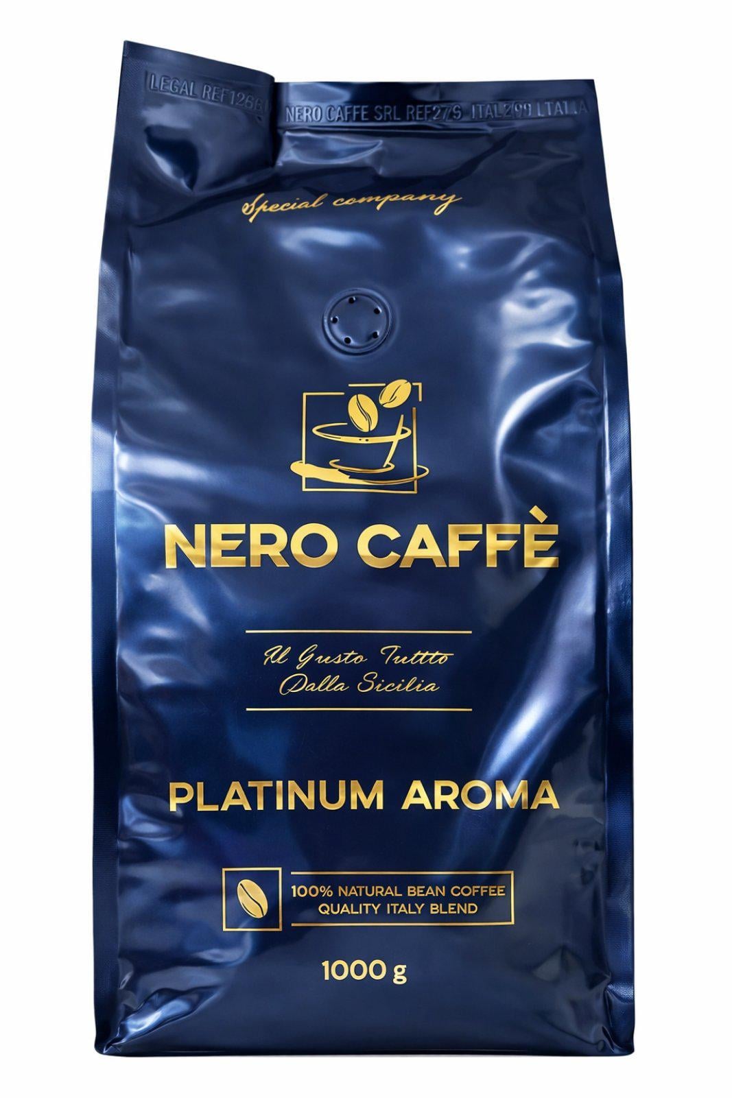 Кофе Nero Caffe PLATINUM AROMA зерно 1 кг (59931) Кофе Nero Caffe PLATINUM AROMA зерно 1 кг (59931)