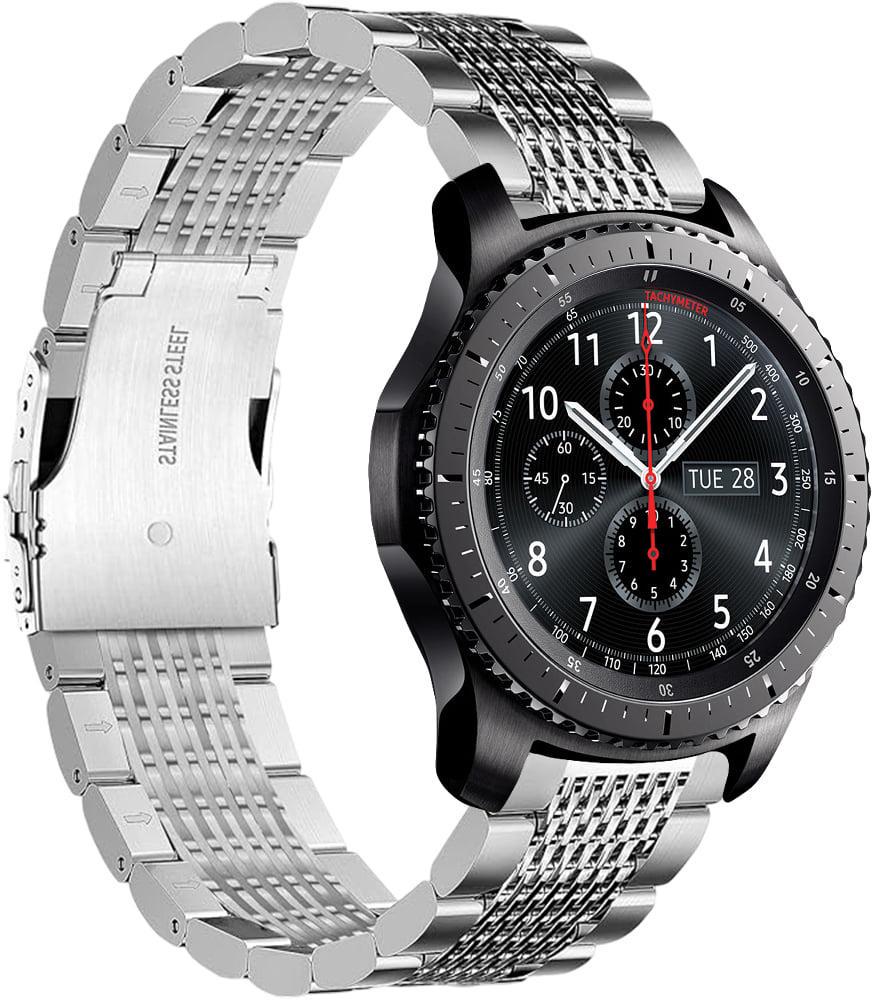 Ремешок металлический Gripix для Samsung Gear S3 Frontier Silver (42050-59)