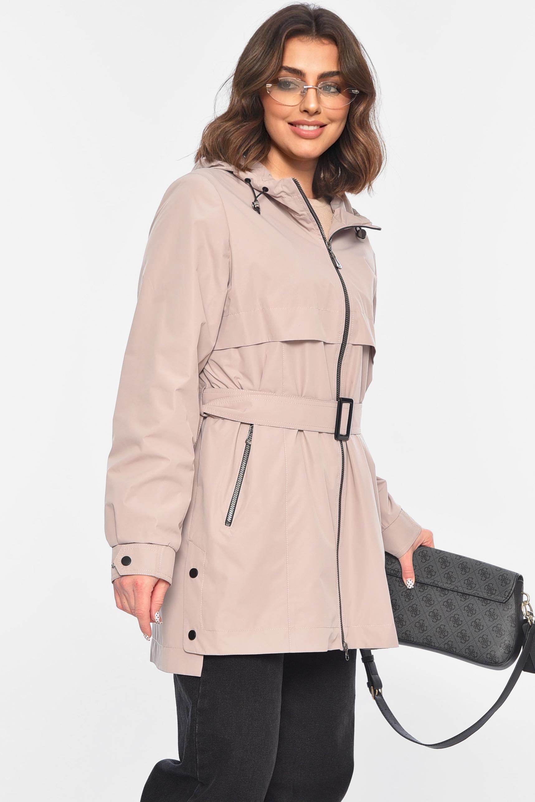 Плащ жіночий демісезонний XL Бежевий (196698) - фото 2 Плащ жіночий демісезонний XL Бежевий (196698) - фото 2