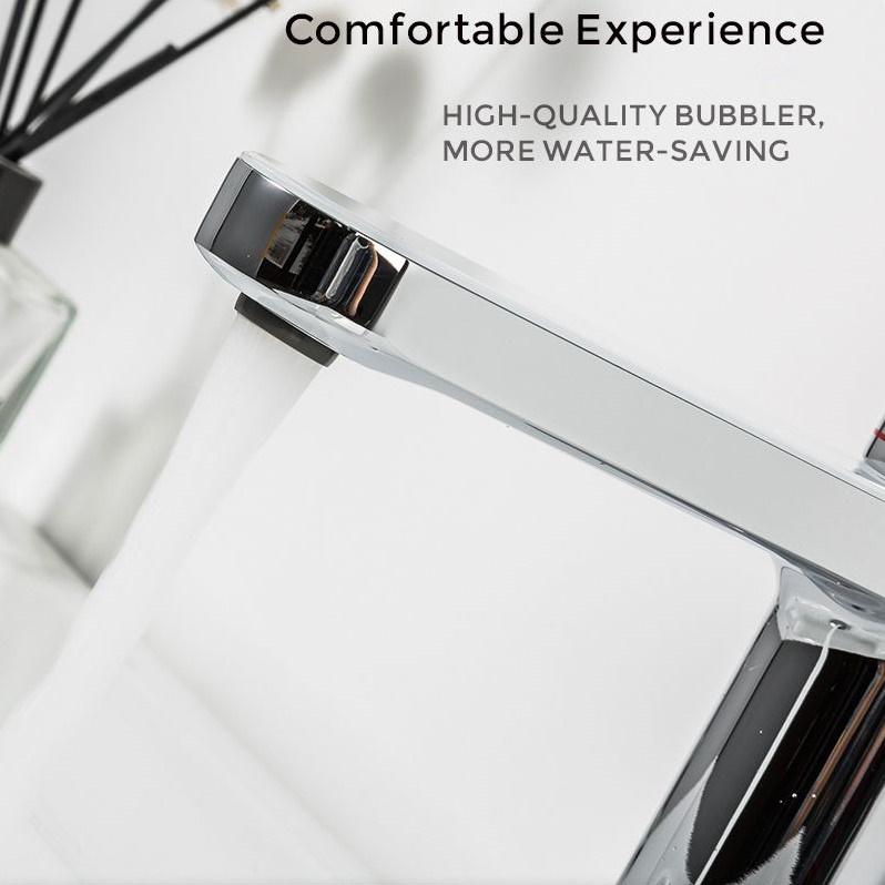 Смеситель для умывальника с датчиком температуры Gappo G1095-1 Белый/Хром - фото 10 Смеситель для умывальника с датчиком температуры Gappo G1095-1 Белый/Хром - фото 10