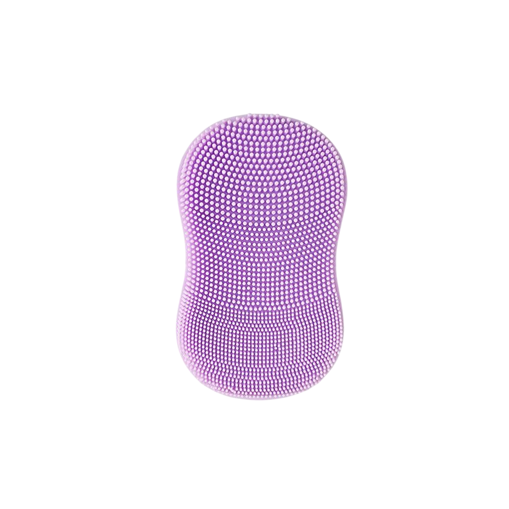Губка щетка для лица силиконовая Фиолетовый (NS0081_1) Губка щетка для лица силиконовая Фиолетовый (NS0081_1)
