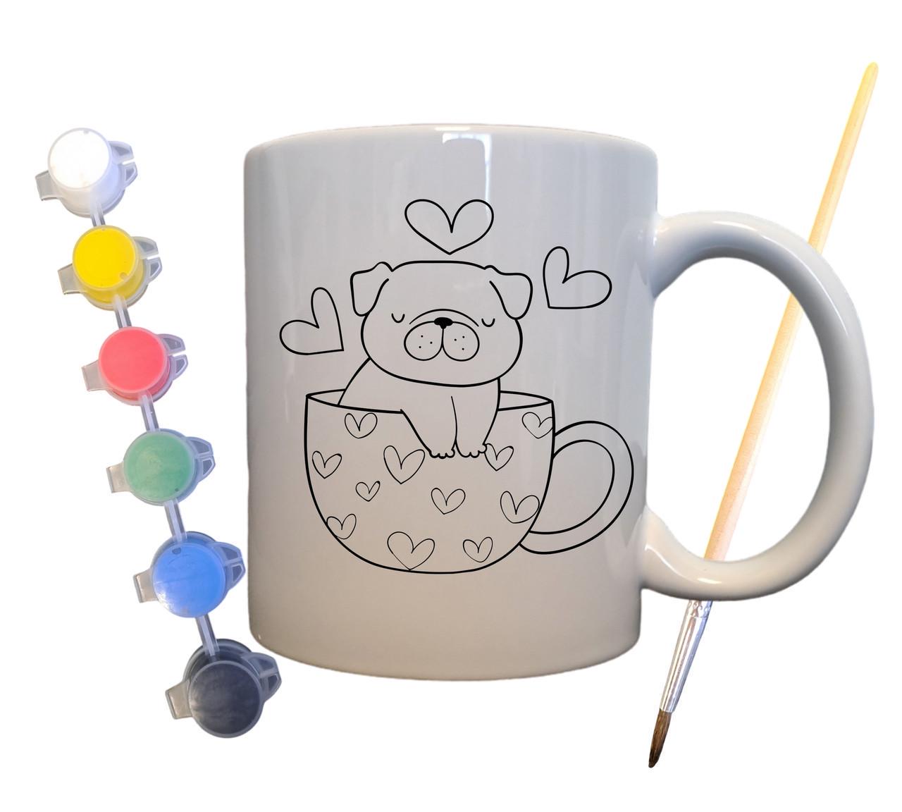 Набор для творчества кружка раскраска С любовью 330 мл Белый (КР0068) - фото 2 Набор для творчества кружка раскраска С любовью 330 мл Белый (КР0068) - фото 2