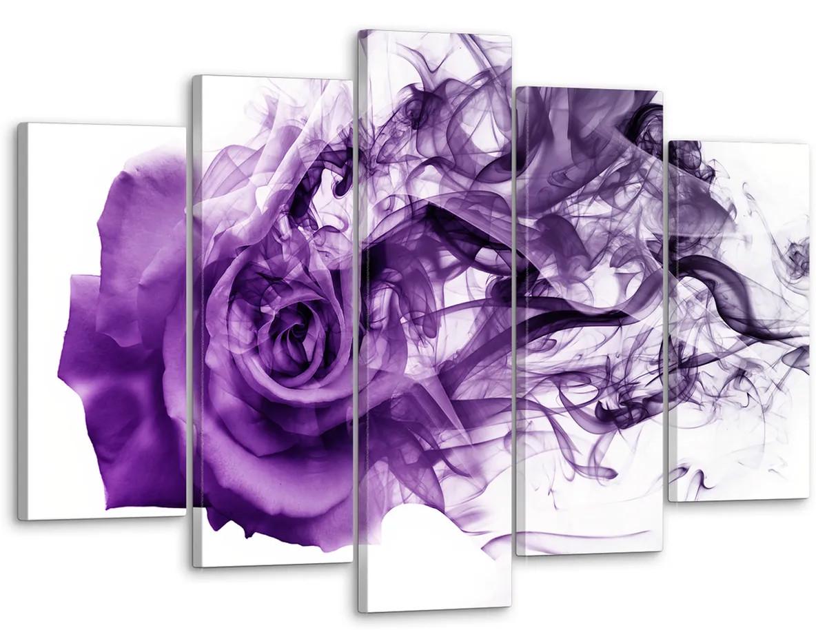 Картина модульная на холсте DK Фиолетовая роза 80x125 см (MK50185)