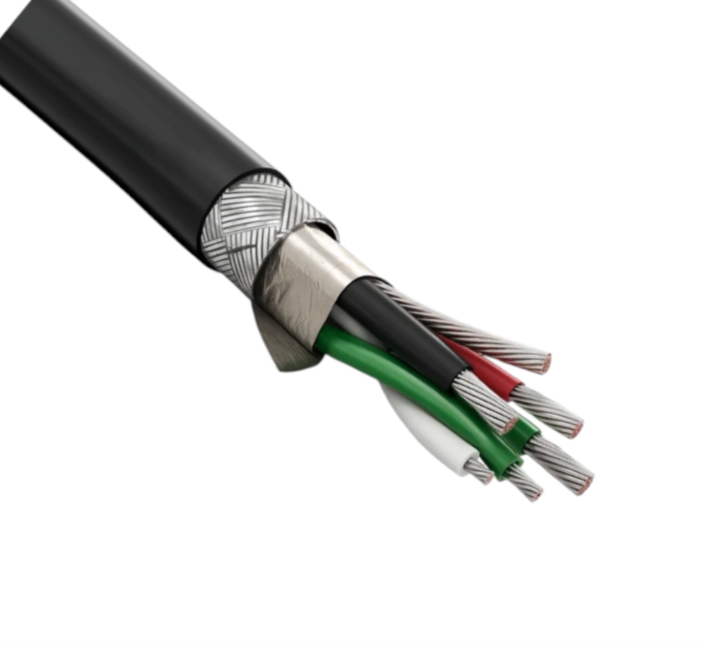 Кабель управління I-Taki USB 2,0 CAUSB2 21P26+2C26 світлостійка ізоляція з PVC 5,0 мм 1 м Чорний (000049417_2)