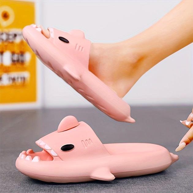 Шлепанцы женские Акула на лето сланцы р. 38-39 Розовый - фото 7