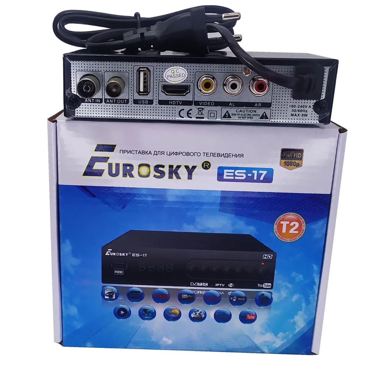 Тюнер T2 Eurosky ES-17 (00172) - фото 3