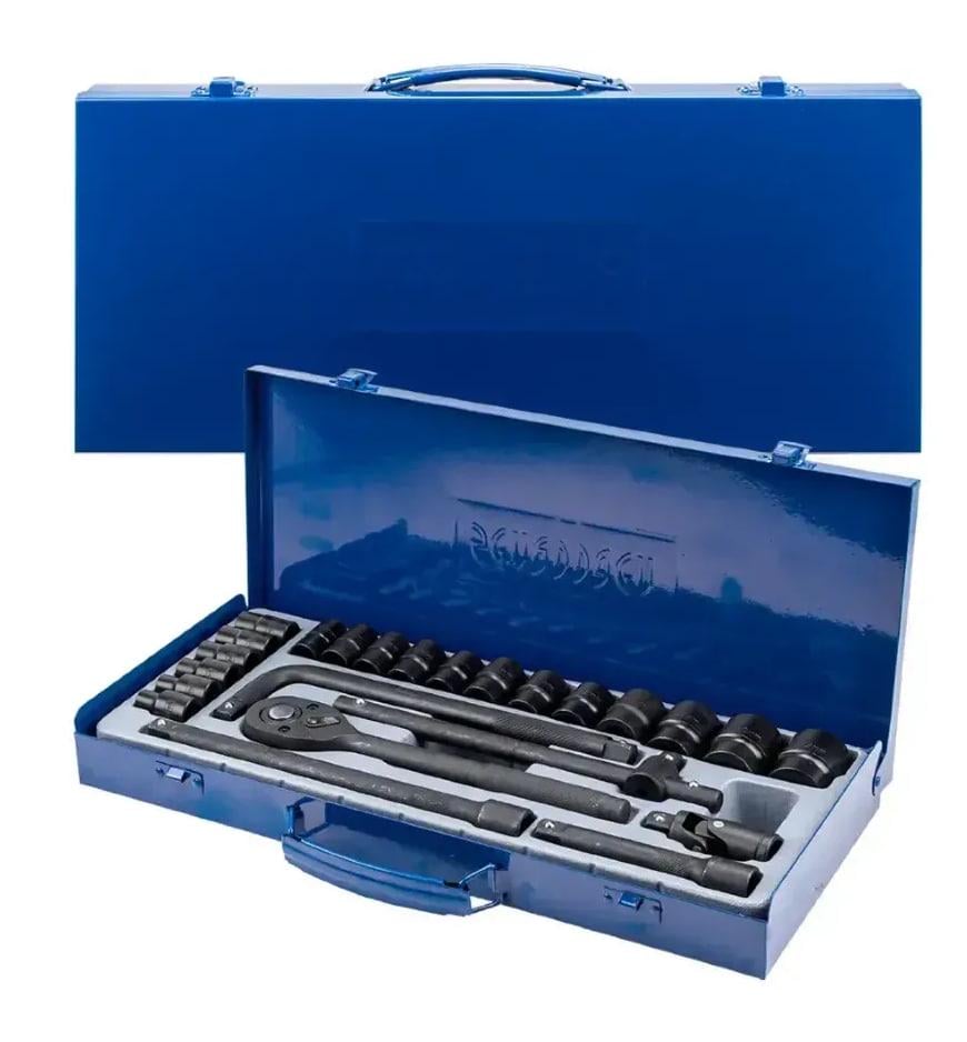 Набор инструментов в металлическом кейсе Scheppach SCH-4245B-5MPB 24 пр. 1/2" 6-гр. 8-32 мм (SCH-4245B-5MPB) - фото 2 Набор инструментов в металлическом кейсе Scheppach SCH-4245B-5MPB 24 пр. 1/2" 6-гр. 8-32 мм (SCH-4245B-5MPB) - фото 2