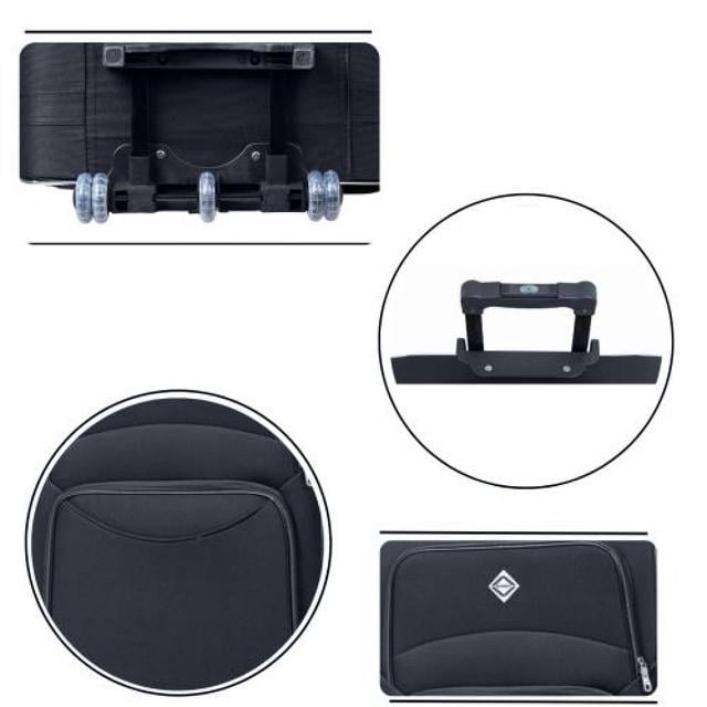 Валіза Bonro Style середня Чорний (2676384196) - фото 9