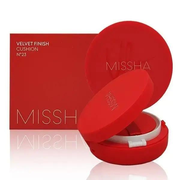 Тональний кушон із матовим фінішом Missha Velvet Finish Cushion SPF50+/PA+++ #23 15 г (10648471) - фото 3