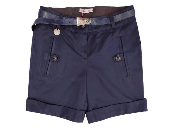 Шорты школьные для девочки Suzie ДЕРЛАЙН 02 мемори cotton 122 см Синий (759801_122)
