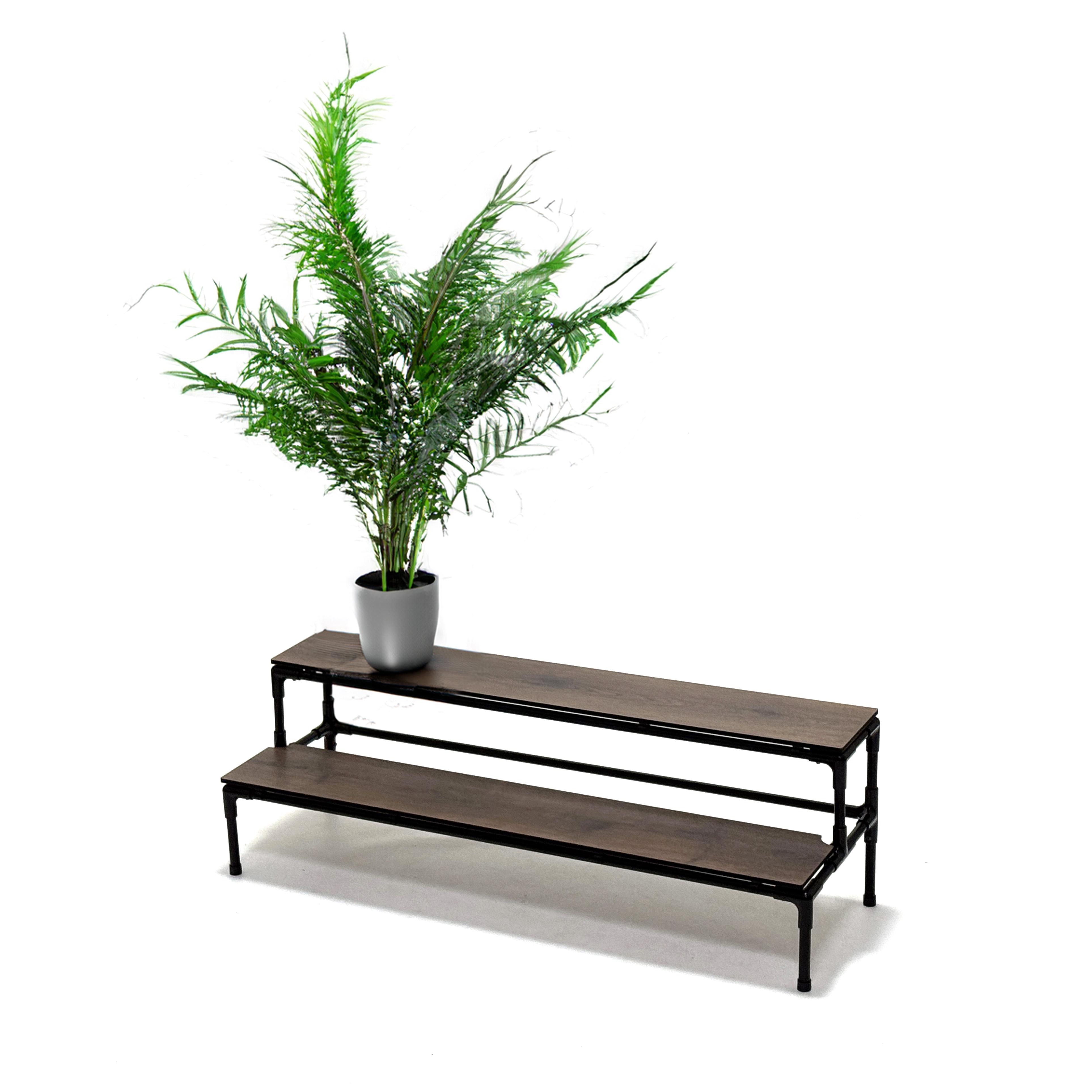 Подставка для растений Kapo ступенчатая 2 уровня Дуб Бурбон Хиллс (31120709)