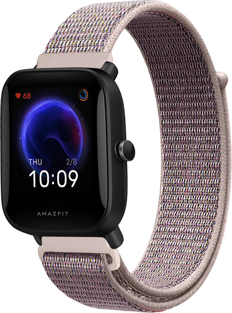 Ремешок нейлоновый Sport Loop для Amazfit Bip U Pro Grey/Pink (23903-06)