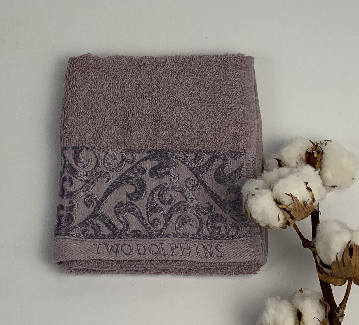 Полотенце Two Dolphins Vip Cotton Kalimnos A156 30х50 см Фиолетовый (CN32120)