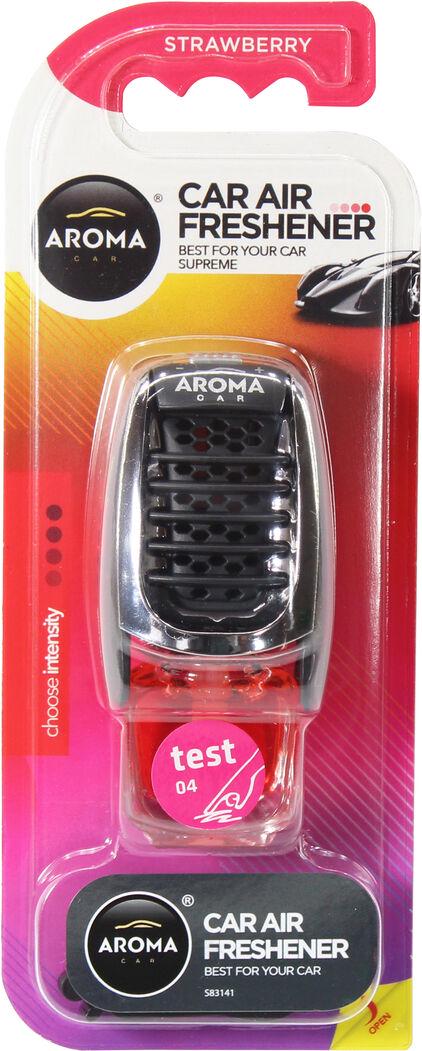 Ароматизатор для авто Aroma Car Supreme Slim Strawberry на дефлектор 7 мл (0305285) Ароматизатор для авто Aroma Car Supreme Slim Strawberry на дефлектор 7 мл (0305285)