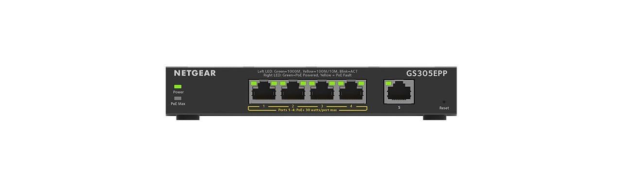 Комутатор NETGEAR GS305EPP 4xGE PoE+ 120 Вт 1xGE керований (2979394217)