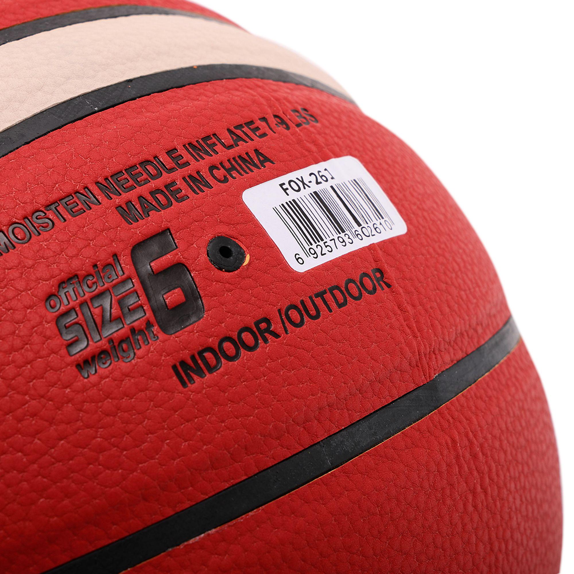 М'яч баскетбольний Fox BG600 PU №6 Коричневий (BG600_Коричневый) - фото 5 М'яч баскетбольний Fox BG600 PU №6 Коричневий (BG600_Коричневый) - фото 5