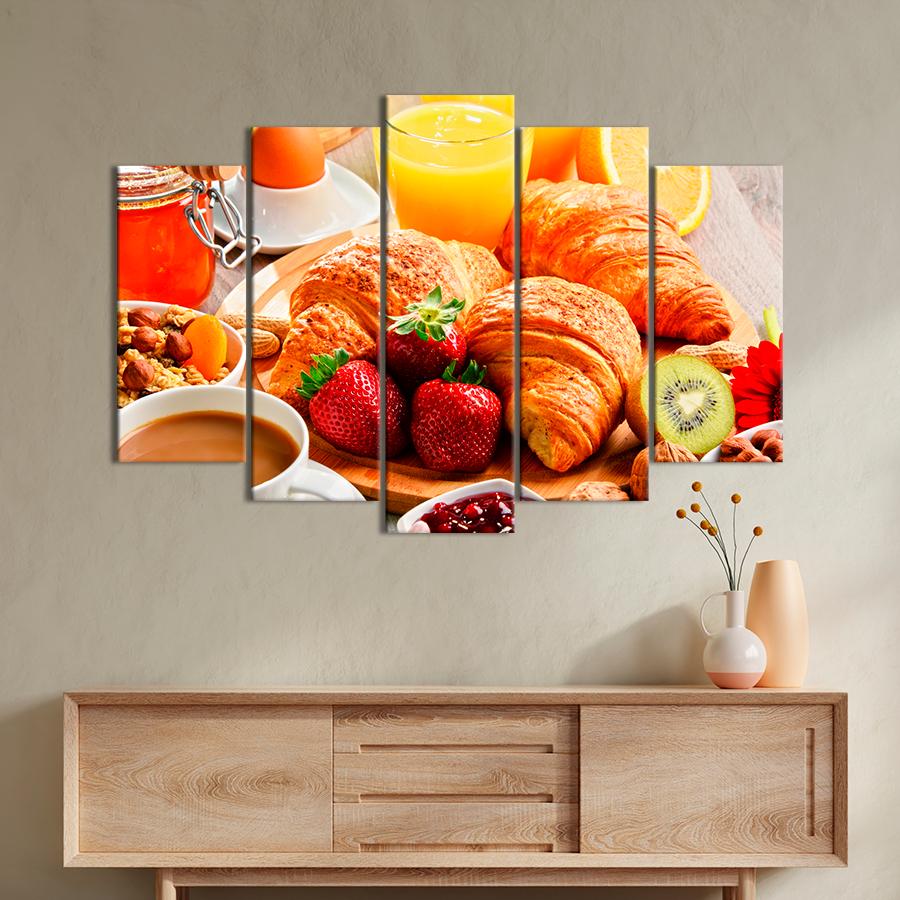Настенний декор Питательный завтрак для идеального начала дня 112x68 см (A298-5)