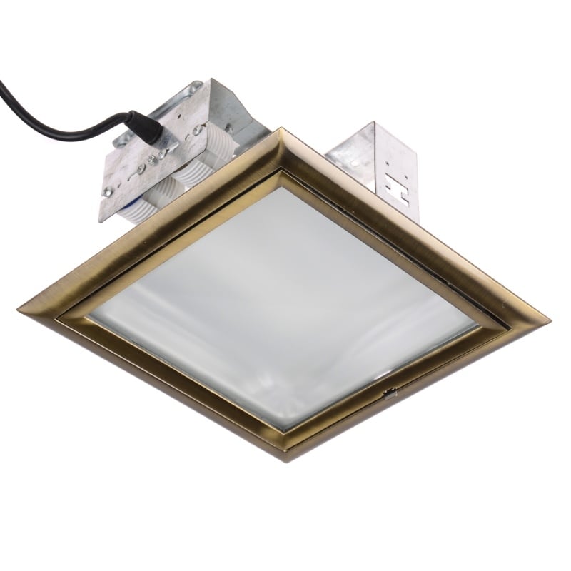 Светильник Brille DL-10W/2x26W AB (166317)