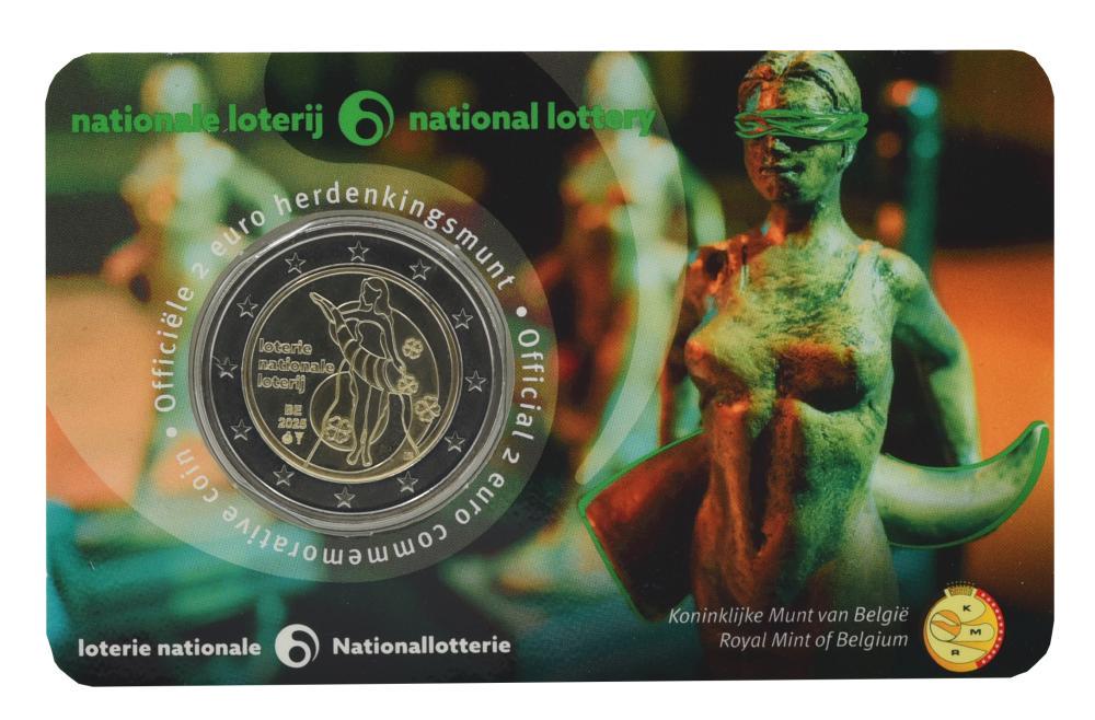 Коллекционная монета Бельгия 2 евро 2025 Биметалл UNC Национальная лотерея в сувенирной упаковке (М21930) Коллекционная монета Бельгия 2 евро 2025 Биметалл UNC Национальная лотерея в сувенирной упаковке (М21930)