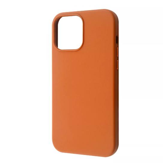 Чехол-накладка для телефона WAVE Premium Leather Edition Case with Magnetic Ring - iPhone 13 Pro Max orange (428190024)