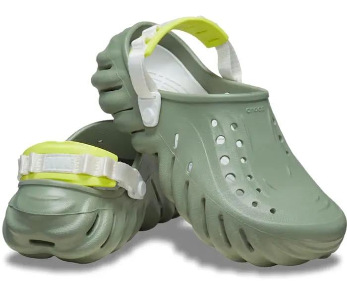 Сабо Crocs Echo Clog M7W9 р. 39 40-25 см Moss (207937-W) - фото 3