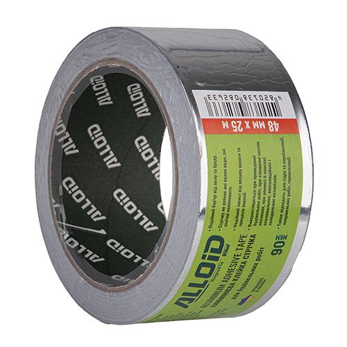 Скотч Alloid алюминиевый 48мм х 25м, 90мкм (AT-904825)