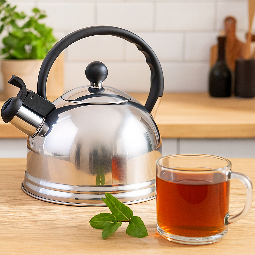 Чайник для плиты DoubleBase со свистком нержавеющая сталь/двойное дно 2,5 л (28410807) - фото 8 Чайник для плиты DoubleBase со свистком нержавеющая сталь/двойное дно 2,5 л (28410807) - фото 8