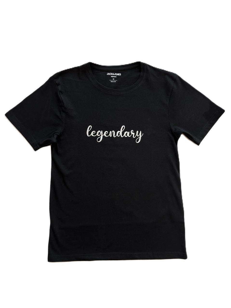 Футболка дитяча Jack & Jones 12217167-2 Legendary M Чорний (12217167-2)