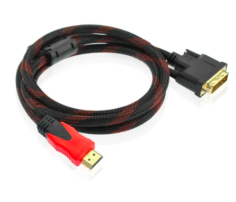 Кабель DVI-HDMI HDMI-DVI совместим с высокоскоростным HDTV и цифровым аудиокабелем DVI 1,5 м (2221188310) - фото 5