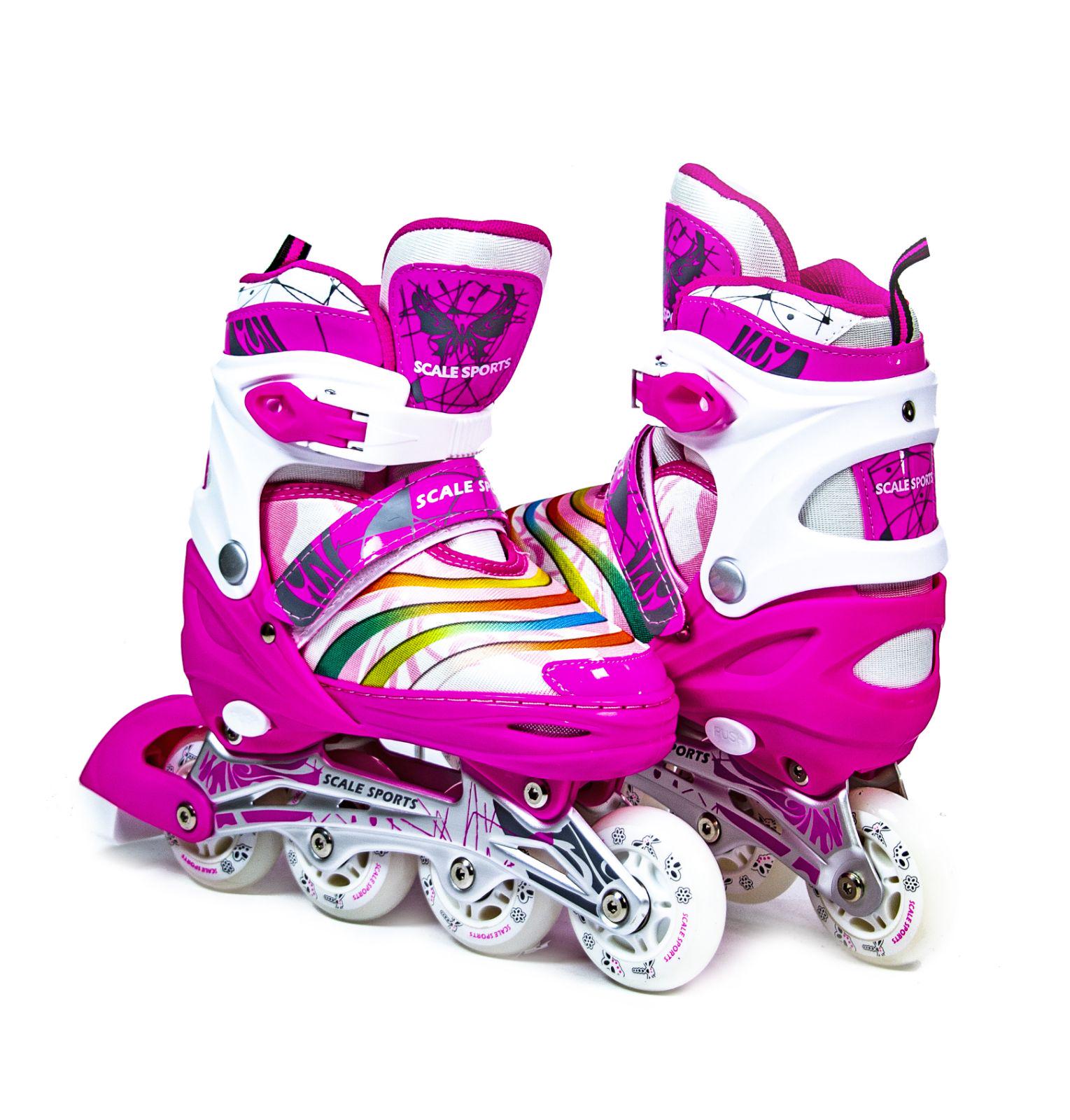 Ролики Scale Sports размер 34-37 Pink