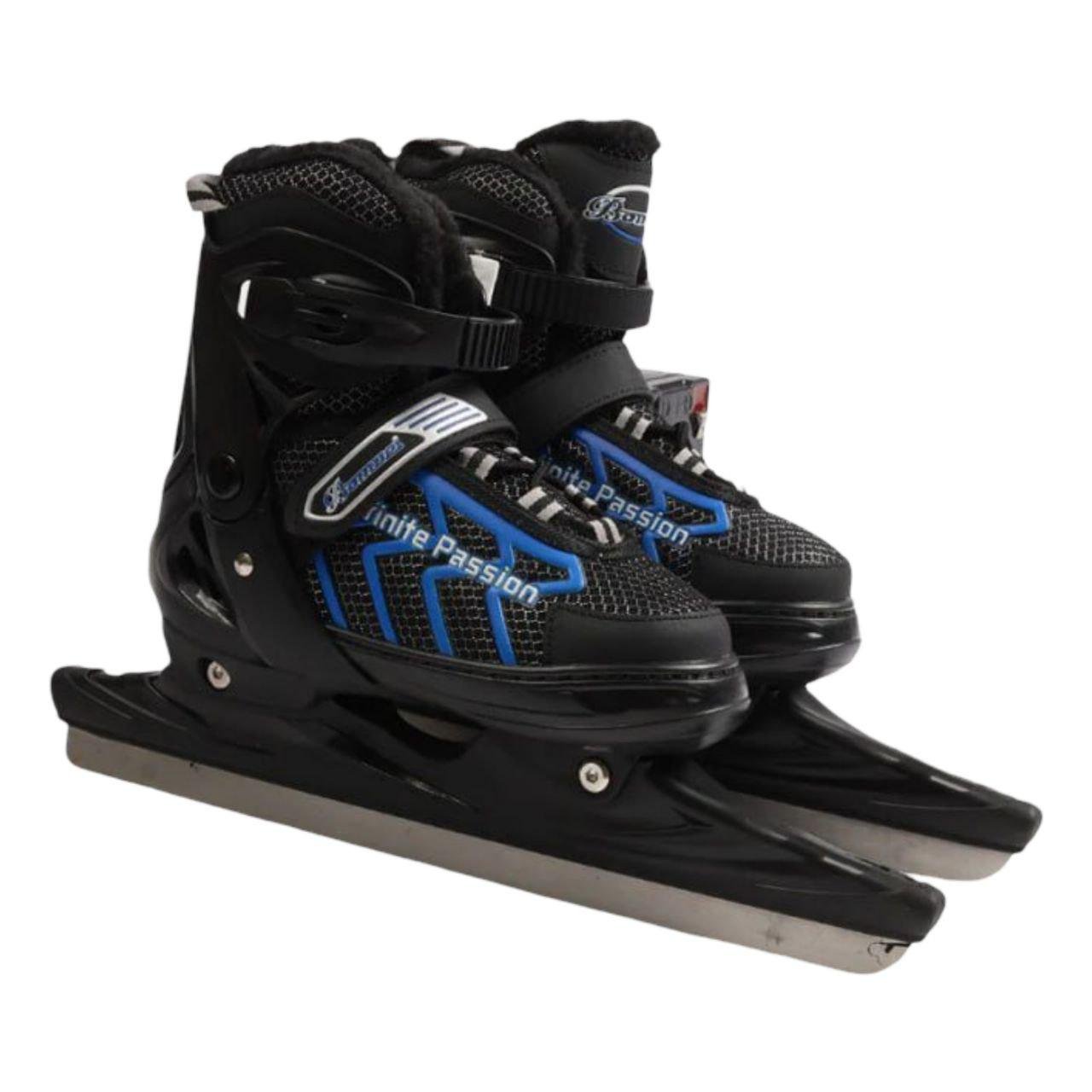 Коньки раздвижные HL-60608 L р. 39-41 Синий (31459313)