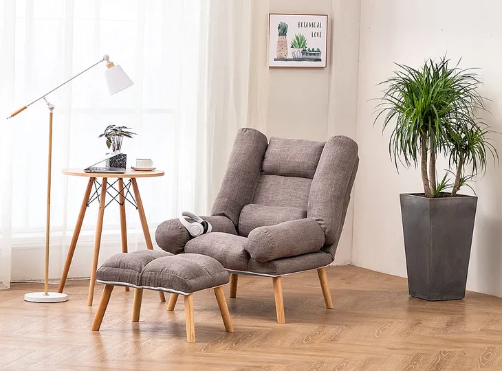 Розкладне крісло для відпочинку Uszak Dior з підставкою для ніг Сірий - фото 3 Розкладне крісло для відпочинку Uszak Dior з підставкою для ніг Сірий - фото 3