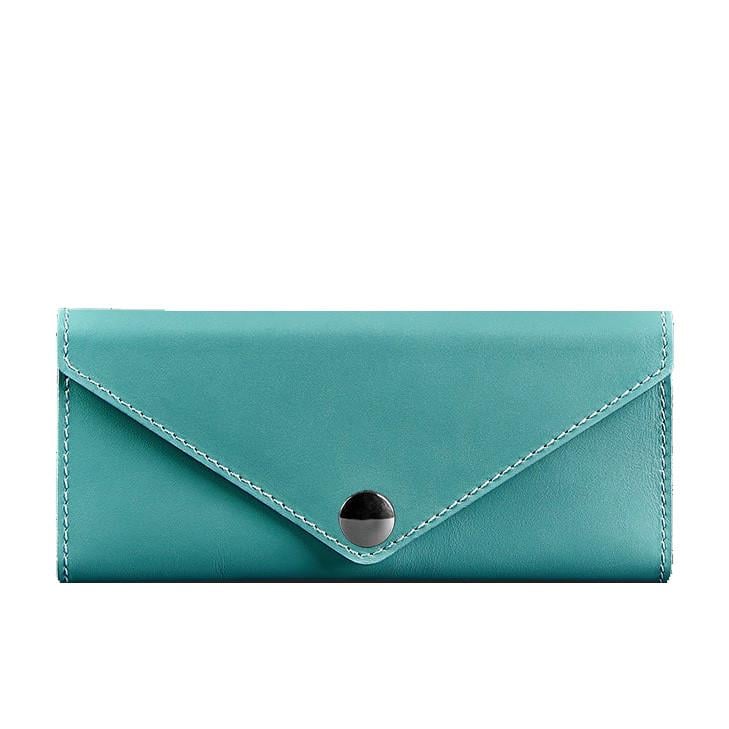 Гаманець жіночий шкіряний Керрі 1.0 Бірюзовий (A-026176)