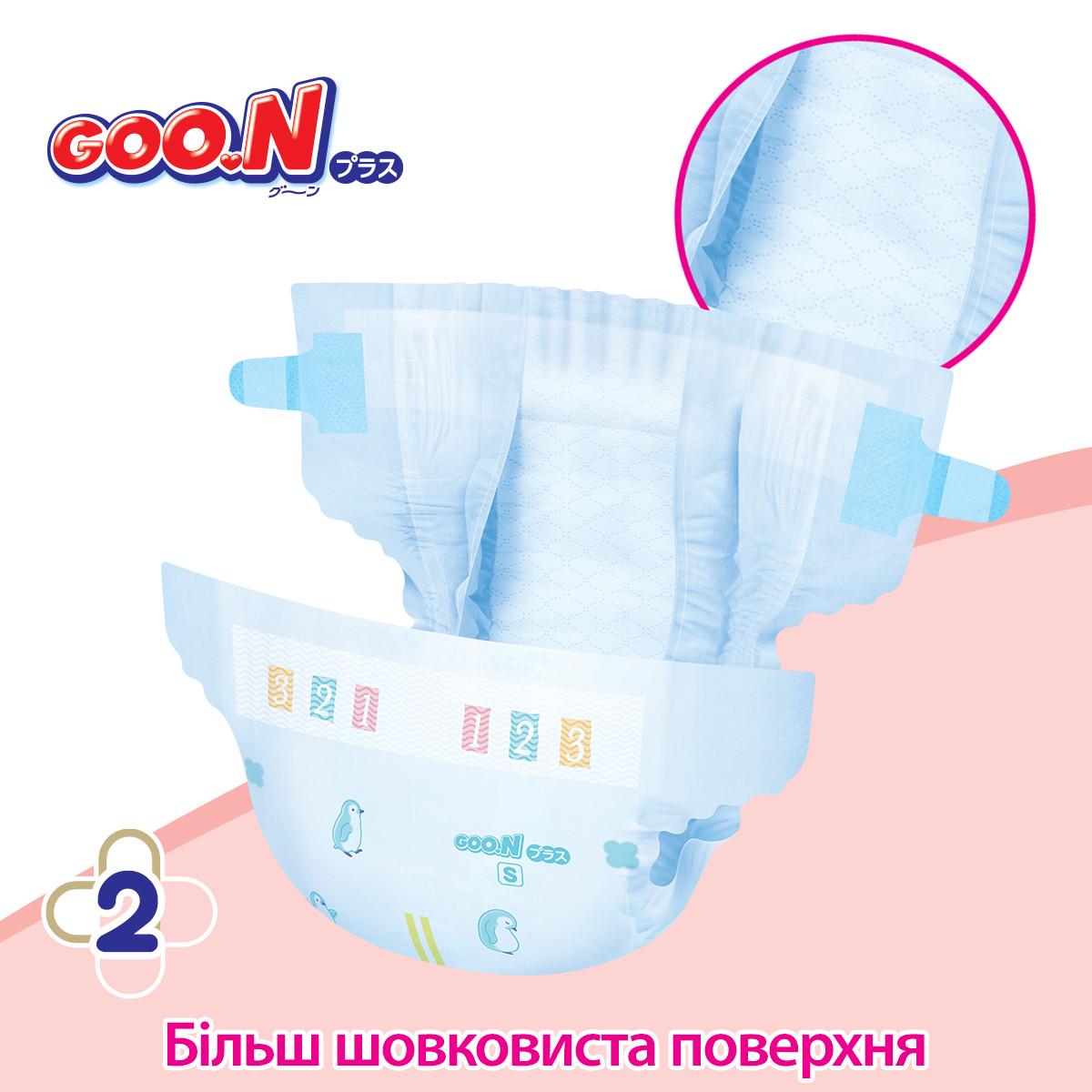 Підгузки для дітей Goo.N Plus M/6-11 кг 112 шт. (22586467) - фото 5