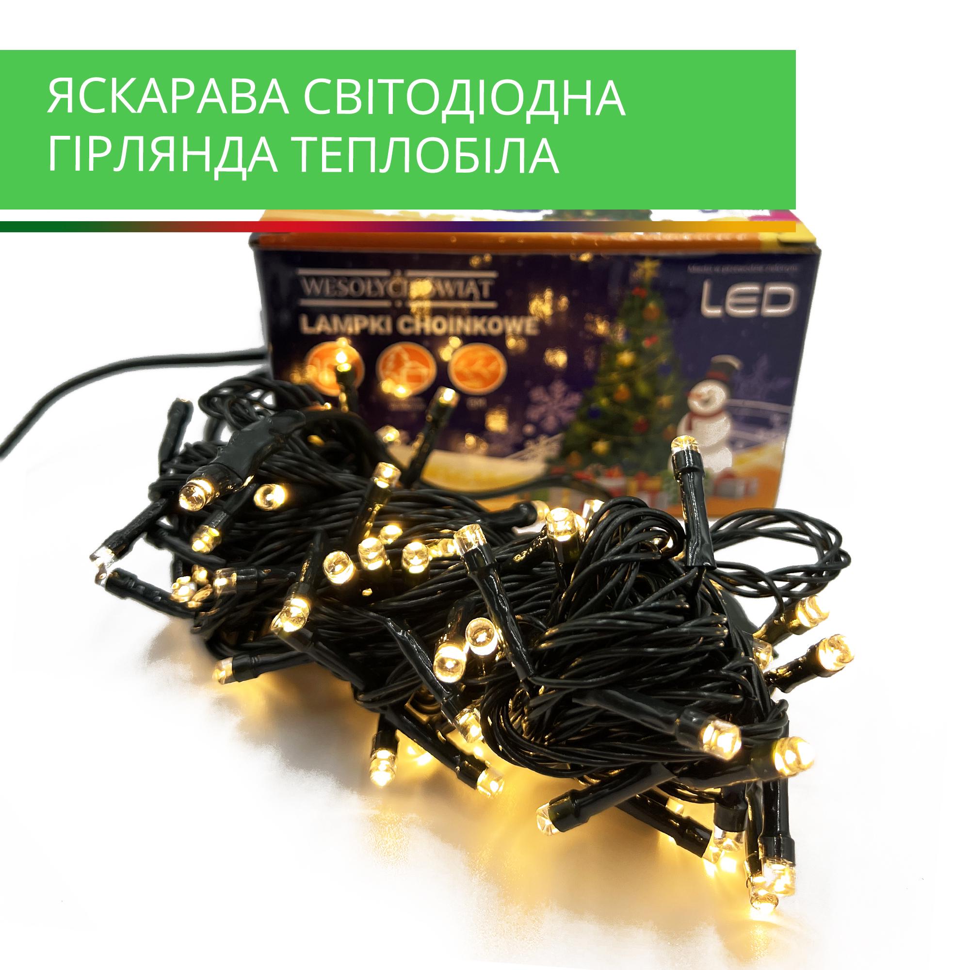 Світлодіодна гірлянда електрична LED 8 м (5687491) - фото 3