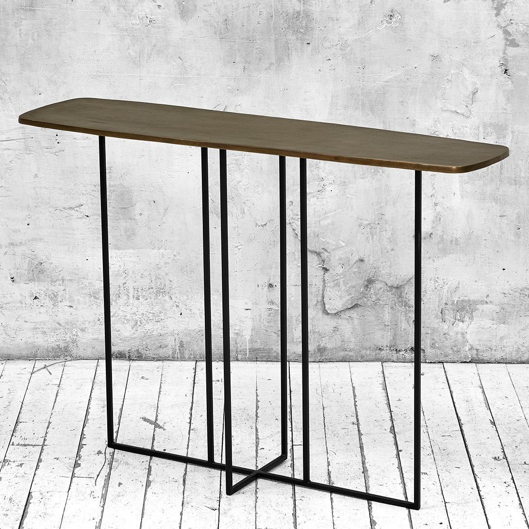 Столик консольный EcoLoft IN-2767 в стиле лофт (IN-2767) - фото 2