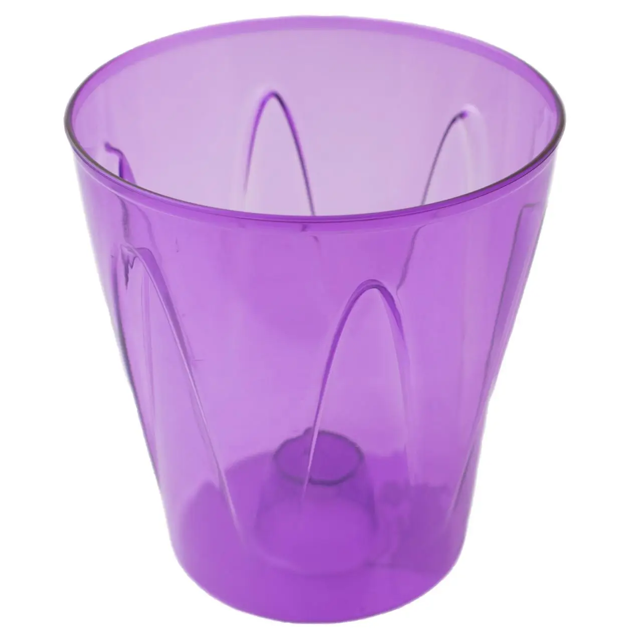 Кашпо для орхідей Аркада 13 см Фіолетовий флуоресцентний (35234) - фото 1 Кашпо для орхідей Аркада 13 см Фіолетовий флуоресцентний (35234) - фото 1