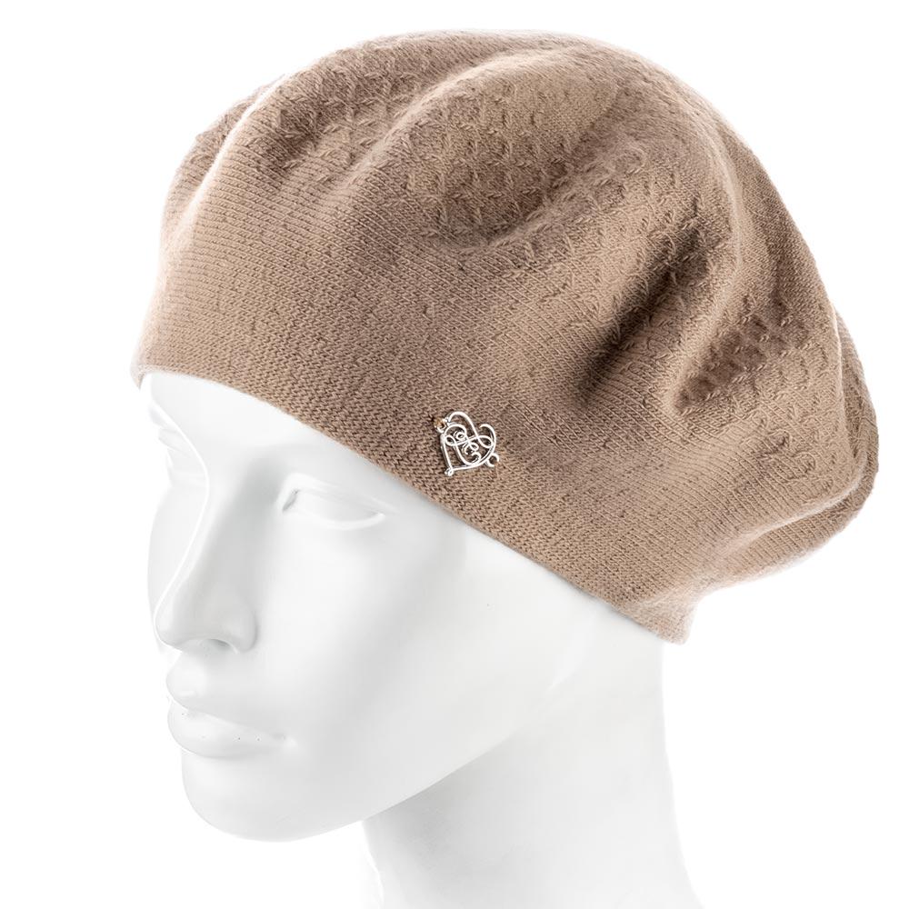 Берет женский Zolly ZH249 двойной шерстяной Лама (154085)